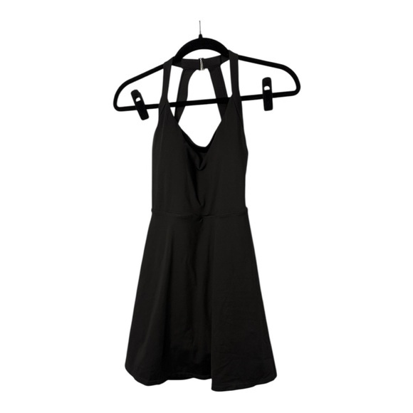 Halara Softlyzero Airy Twisted Cool Touch Activewear Dress Black Easy Peezy XS - Picture 5 of 12